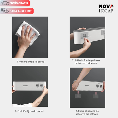 HygieneStation™ Organizador Multifuncional para Baño Diseño Elegante