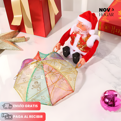 SantaDrop™ Santa Paracaidista Giratorio