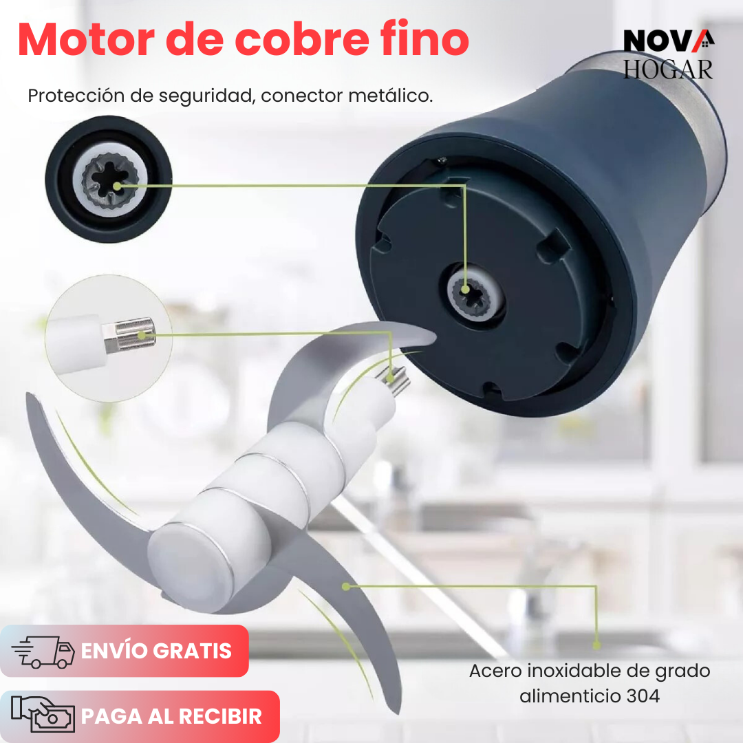 TurboChef™ Molino Picador Eléctrico Ultrarápido y Seguro