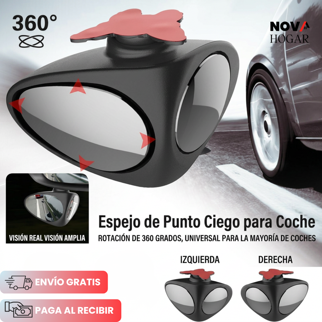 SafeView 360™ Set x2 Espejo Auxiliar De Visión Amplia