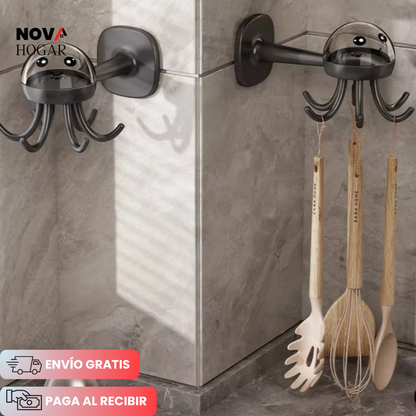 2x1 OctoHook™ Organizador Multifuncional para Pared