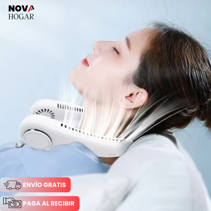 TurboFresh™ Ventilador de Cuello Portátil Recargable