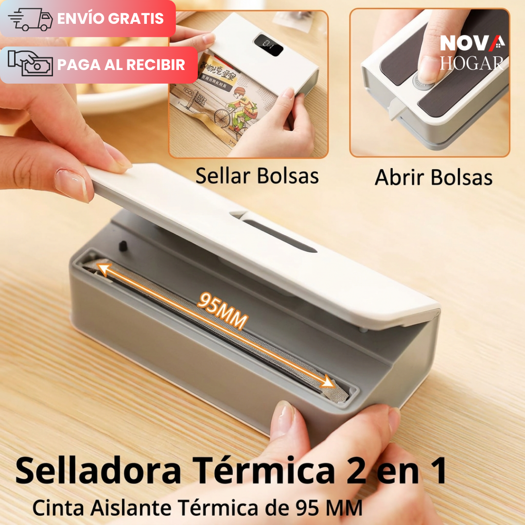 Freshsealed™ Mini Sellador Térmico de Bolsas con Iman