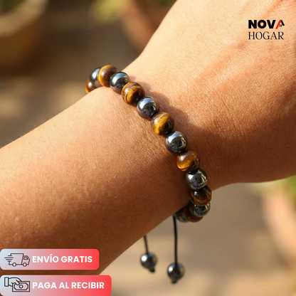 VitalGem™ Pulsera de Hematita y Ojo de Tigre