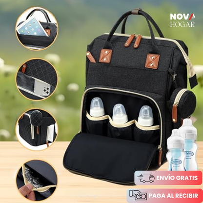 BabyPack™ Pañalera Multifuncional con Cuna