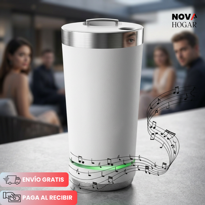 BeatSip™ Termo Con Parlante Bluetooth Integrado