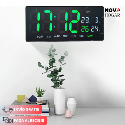 SmarTime™ Reloj Digital de Pared de Gran Tamaño