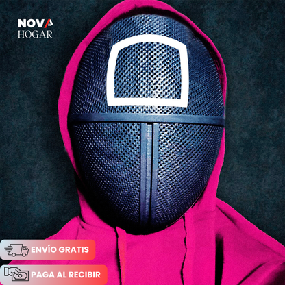 🎃 Oferta de Halloween: Máscara de Guardia Juego del Calamar