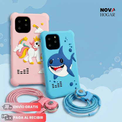 KidPhone™ Celular Educativo con Cámara Dual para Niños