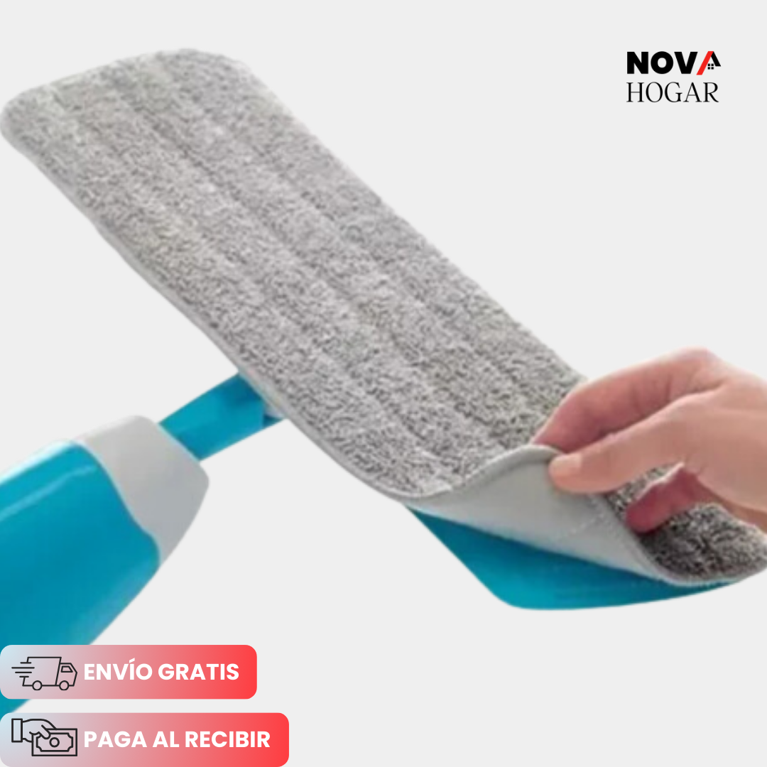 SprayClean™ Trapeador de Microfibra con Rociador Integrado