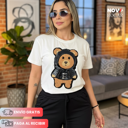UrbanBear™ Conjunto Moderno con Diseño de Oso
