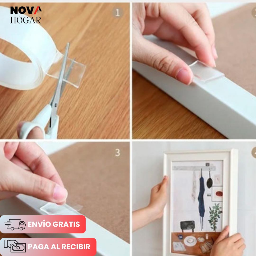 Oferta 2x1: SuperStick™ Cinta Adhesiva Ultrafuerte y Reusable