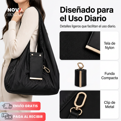 PocketTote™ Bolso Plegable Tipo Llavero de Alta Calidad