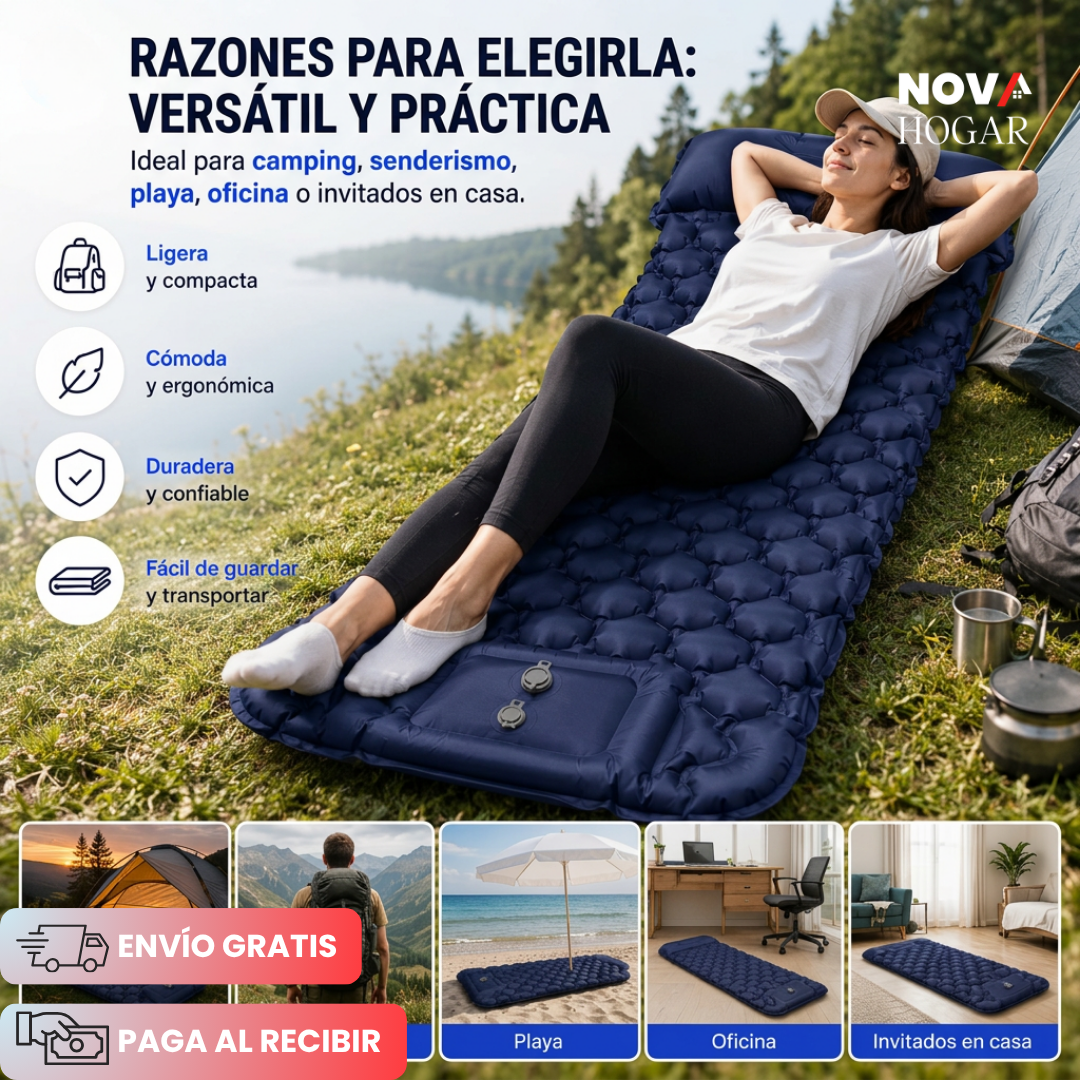 FlashPad™ Colchoneta Ergonómica De Rápido Inflado