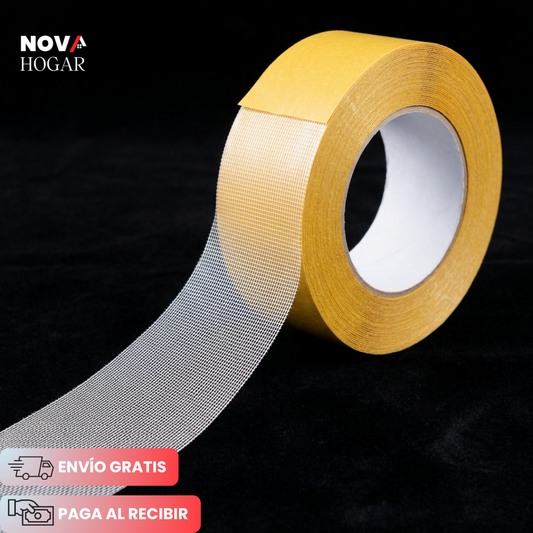 ClearGrip™ Cinta Doble Cara de Malla Extra Fuerte