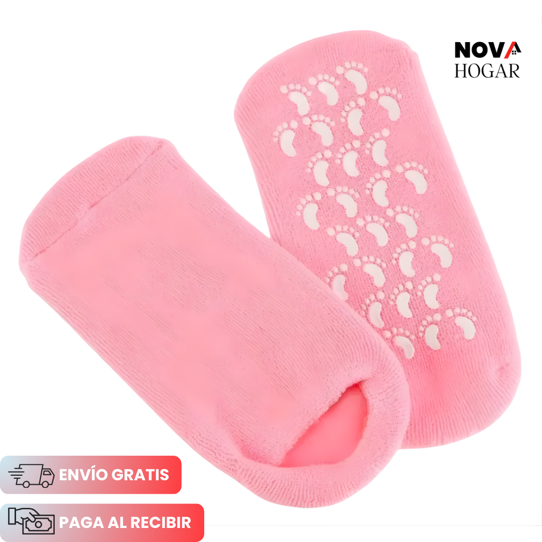 2x1 HydraStep™ Medias de Gel para Hidratación de Pies