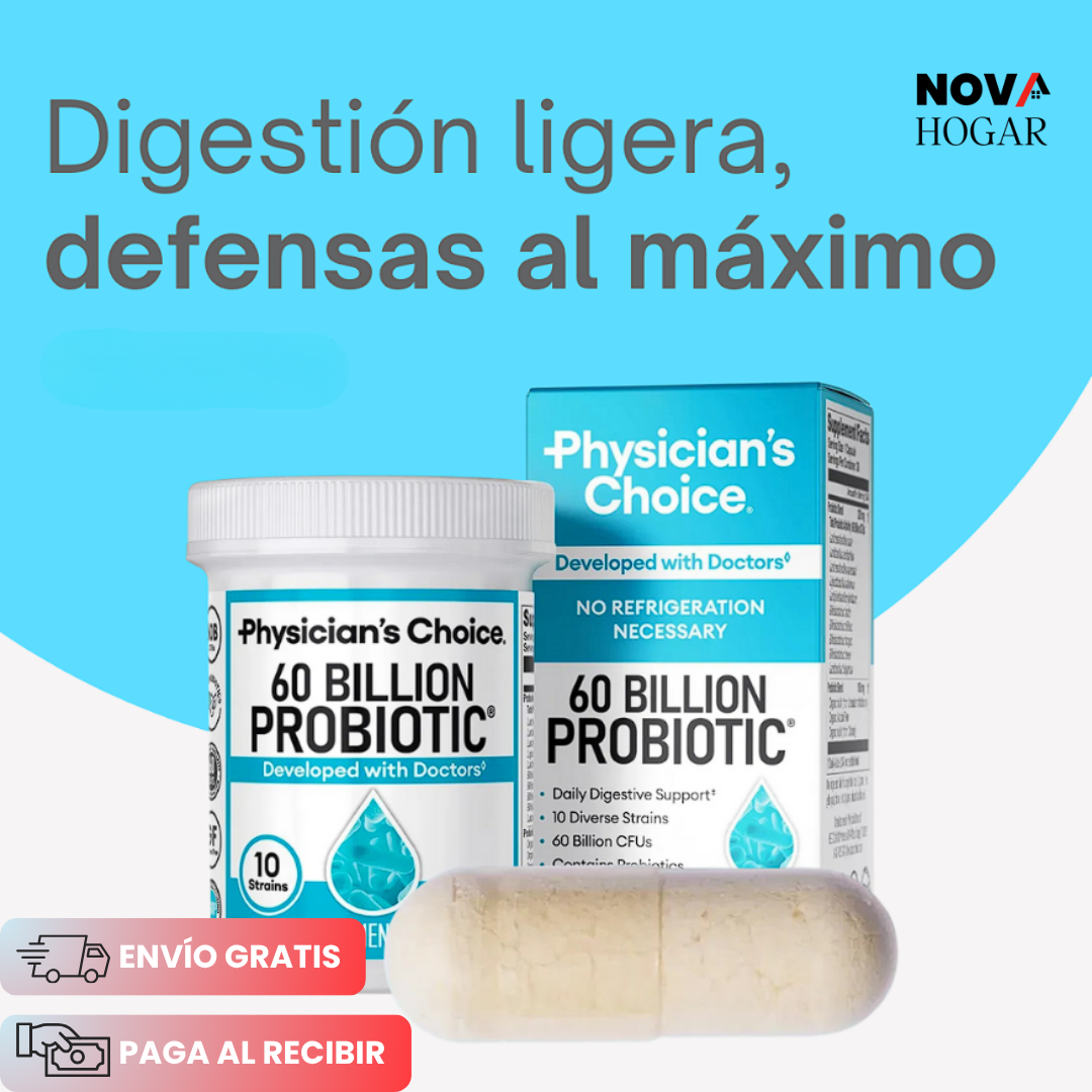 60 Billion Probiotic® Fórmula Probiótica para el Bienestar Digestivo
