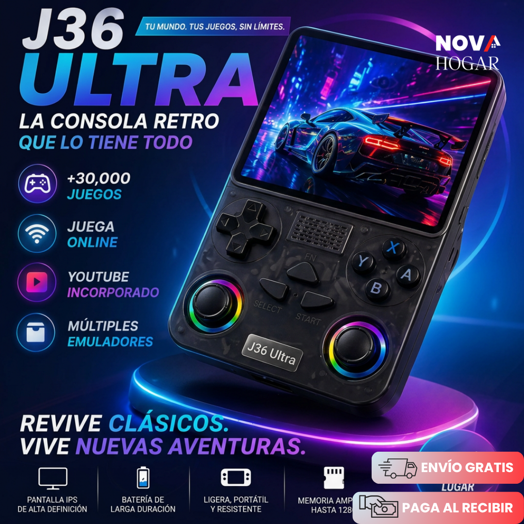 RetroPlay™ Consola Portátil de Juegos Retro con Wifi