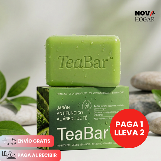 2x1 TeaBar™ Jabón Formulado para Eliminar Hongos