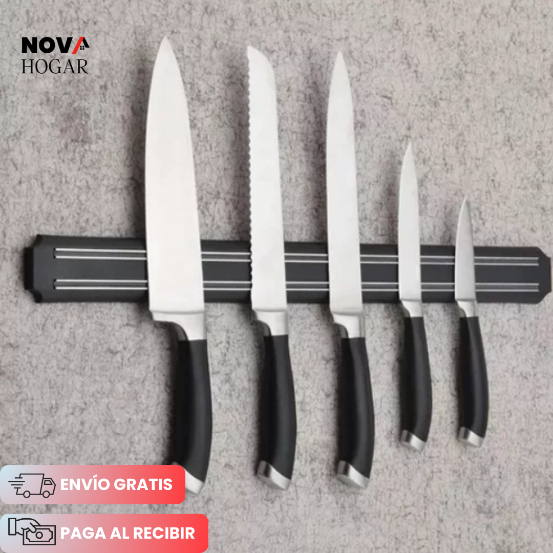 MagKnife™ Soporte Magnético para Cuchillos y Utensilios