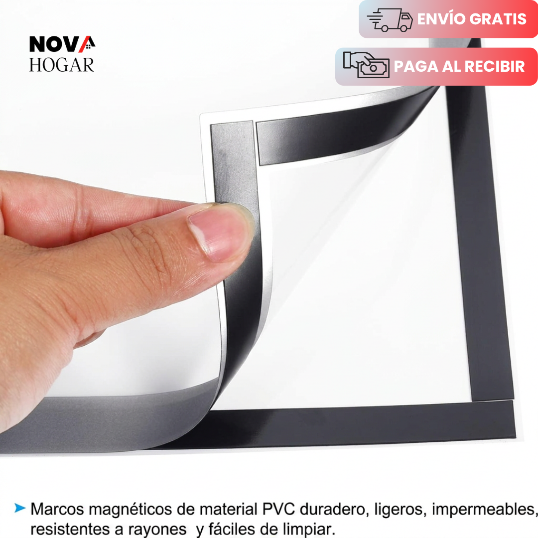 MagneWall™ Pack X4 Marcos Magnético para Reconocimientos