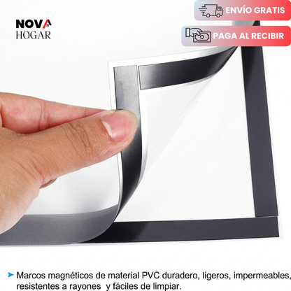 MagneWall™ Pack X4 Marcos Magnético para Reconocimientos