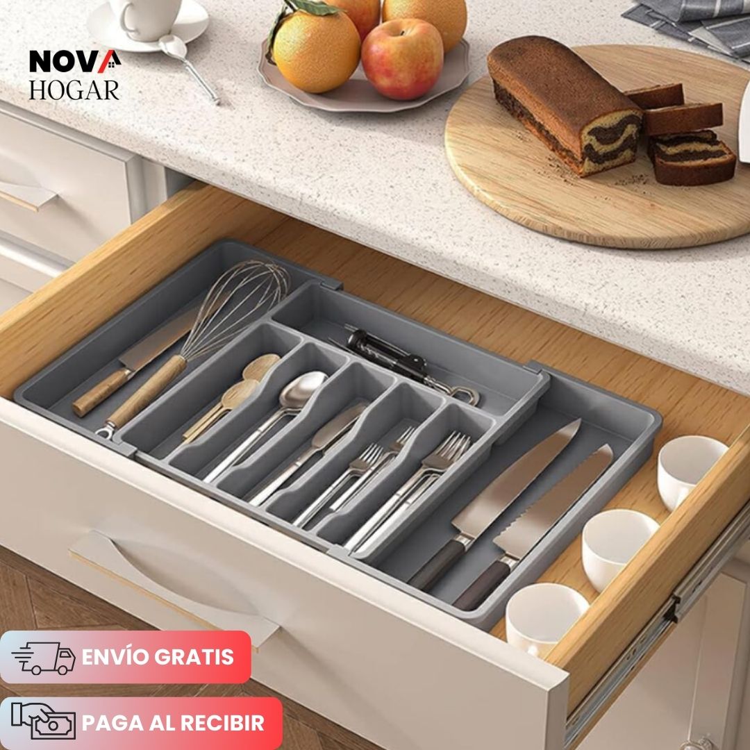 FlexiNeat™ Organizador de Cubiertos Expandible