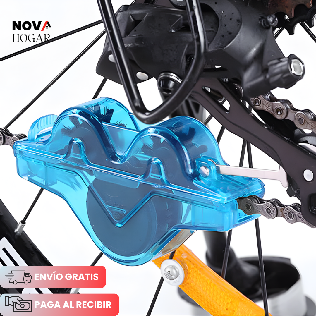 GearScrub™ Kit Limpieza Cadena Bicicleta Fácil