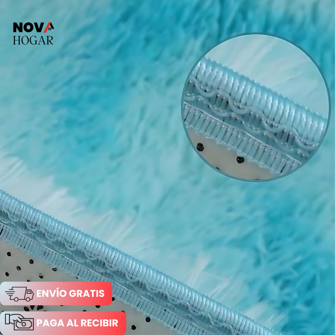 2x1 CloudLuxe™ Alfombra Esponjosa para Pie de Cama