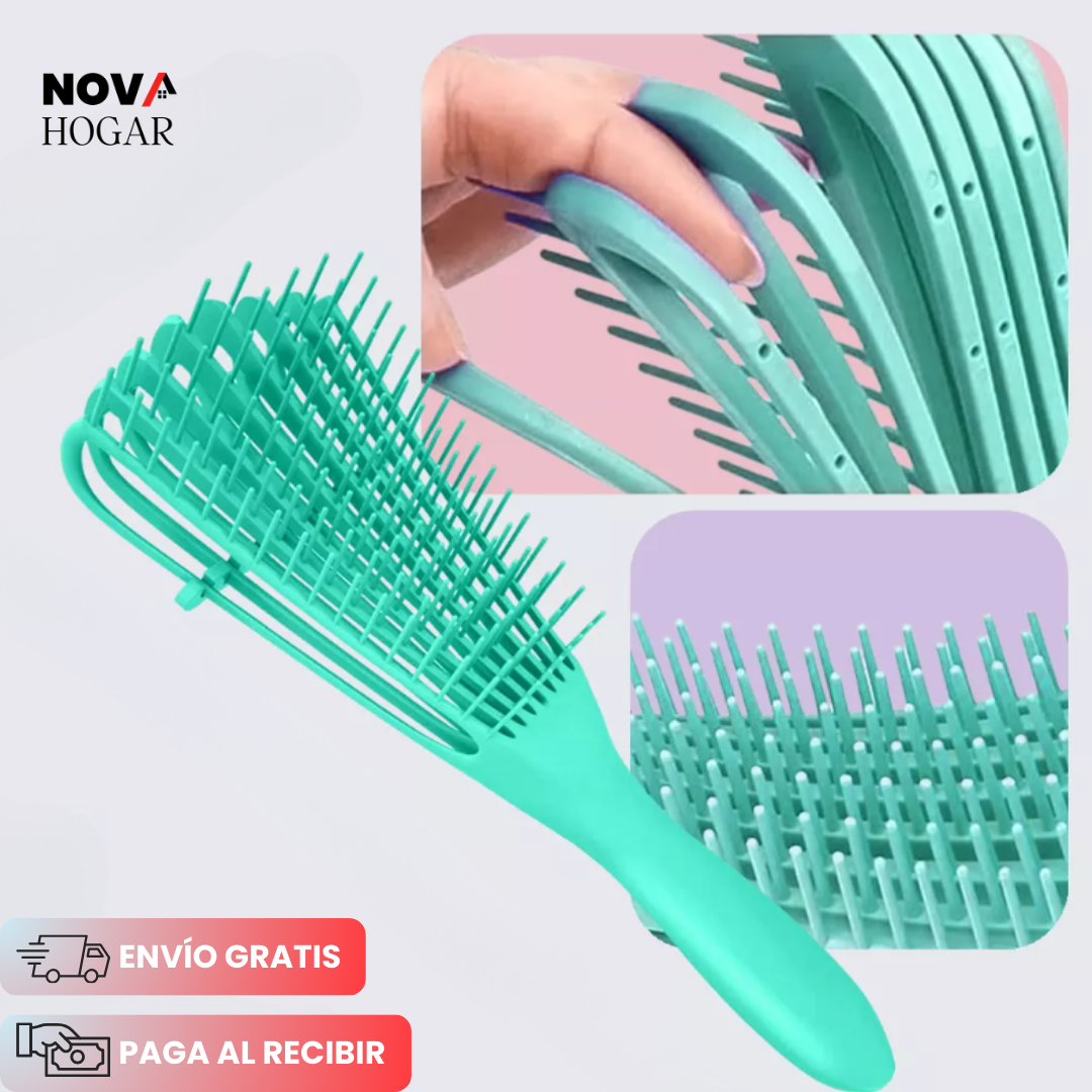 2x1 SilkiBrush™ Cepillo Adaptable para Desenredar y Estilizar