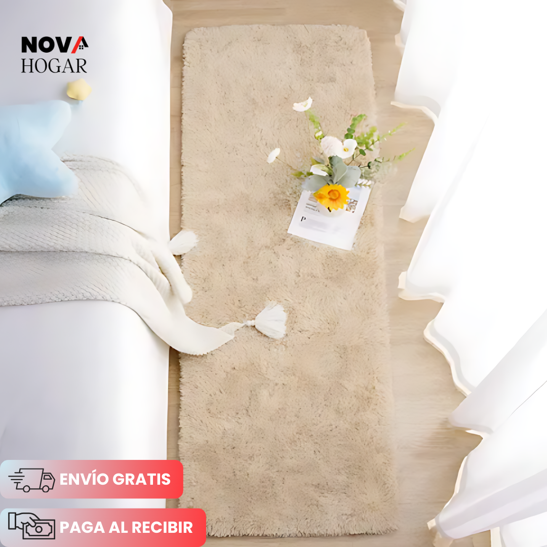 2x1 CloudLuxe™ Alfombra Esponjosa para Pie de Cama