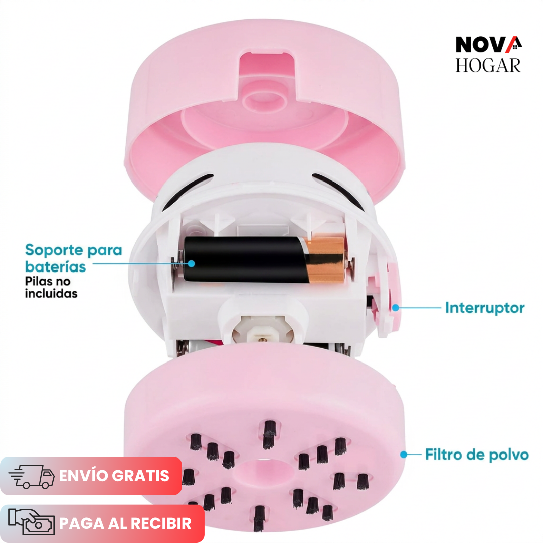 DeskSweep™ Aspiradora Compacta para Escritorio