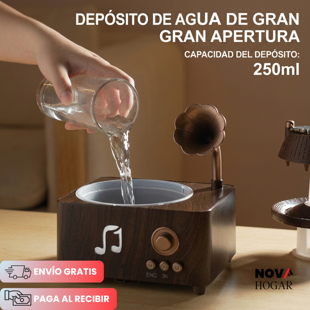SyncMist™ Humidificador Decorativo Con Parlante Bluethood