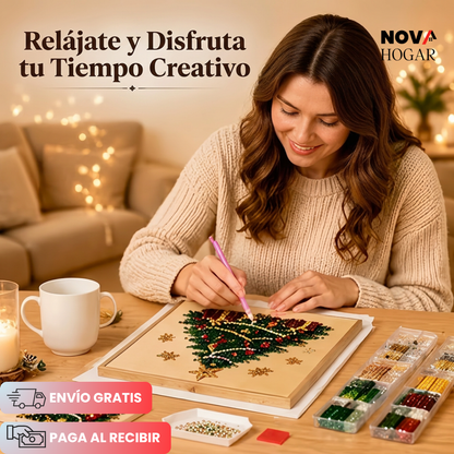 Sparkle™ Kit de Arte Navideño con Perlas Único