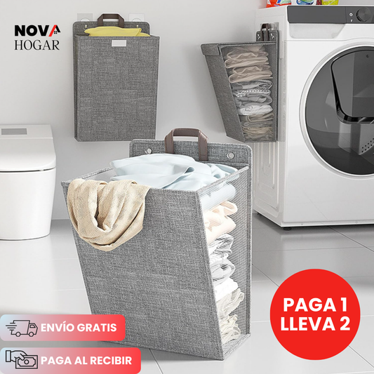 2x1 FoldMate™ Cesta de Lavandería Plegable