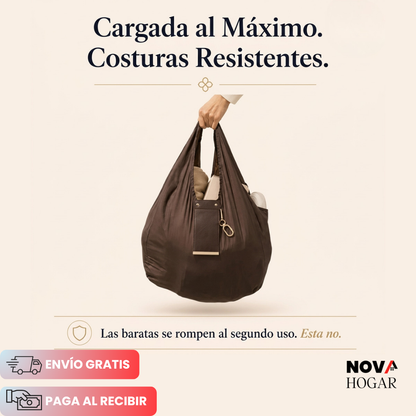 PocketTote™ Bolso Plegable Tipo Llavero de Alta Calidad