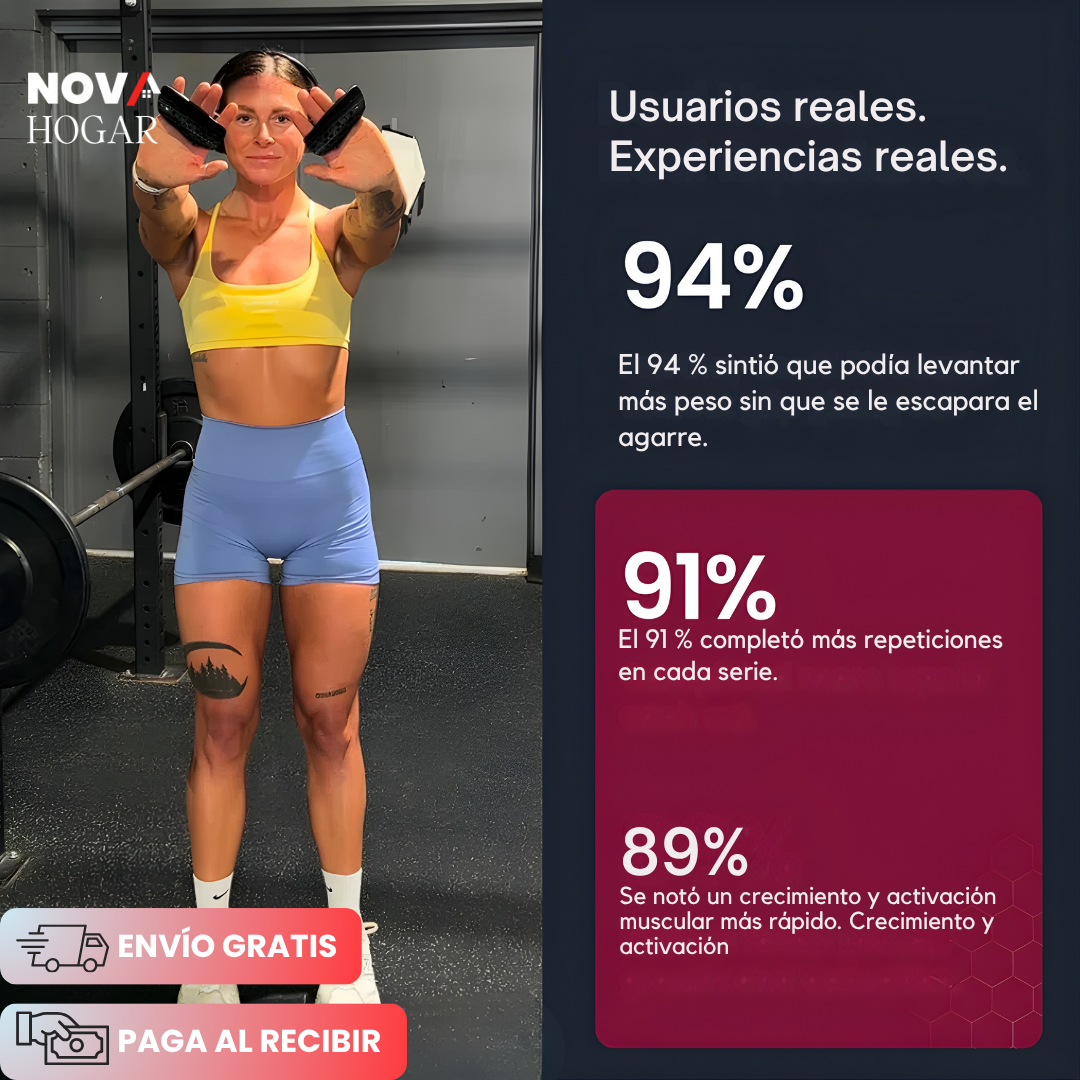 She-Grip™ Empuñaduras de Gimnasio para Mujeres