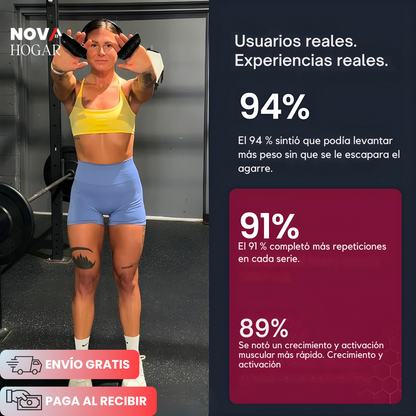 She-Grip™ Empuñaduras de Gimnasio para Mujeres
