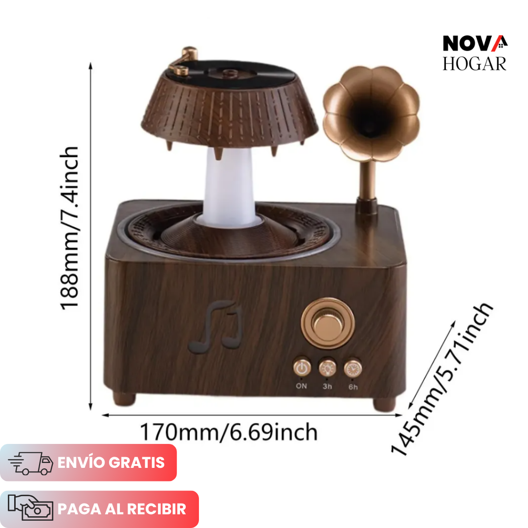 SyncMist™ Humidificador Decorativo Con Parlante Bluethood