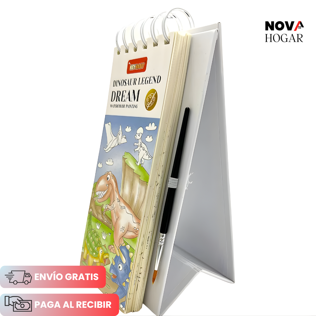 LittlePainter™ Set x3 Libro de Acuarelas para el Desarrollo Infantil