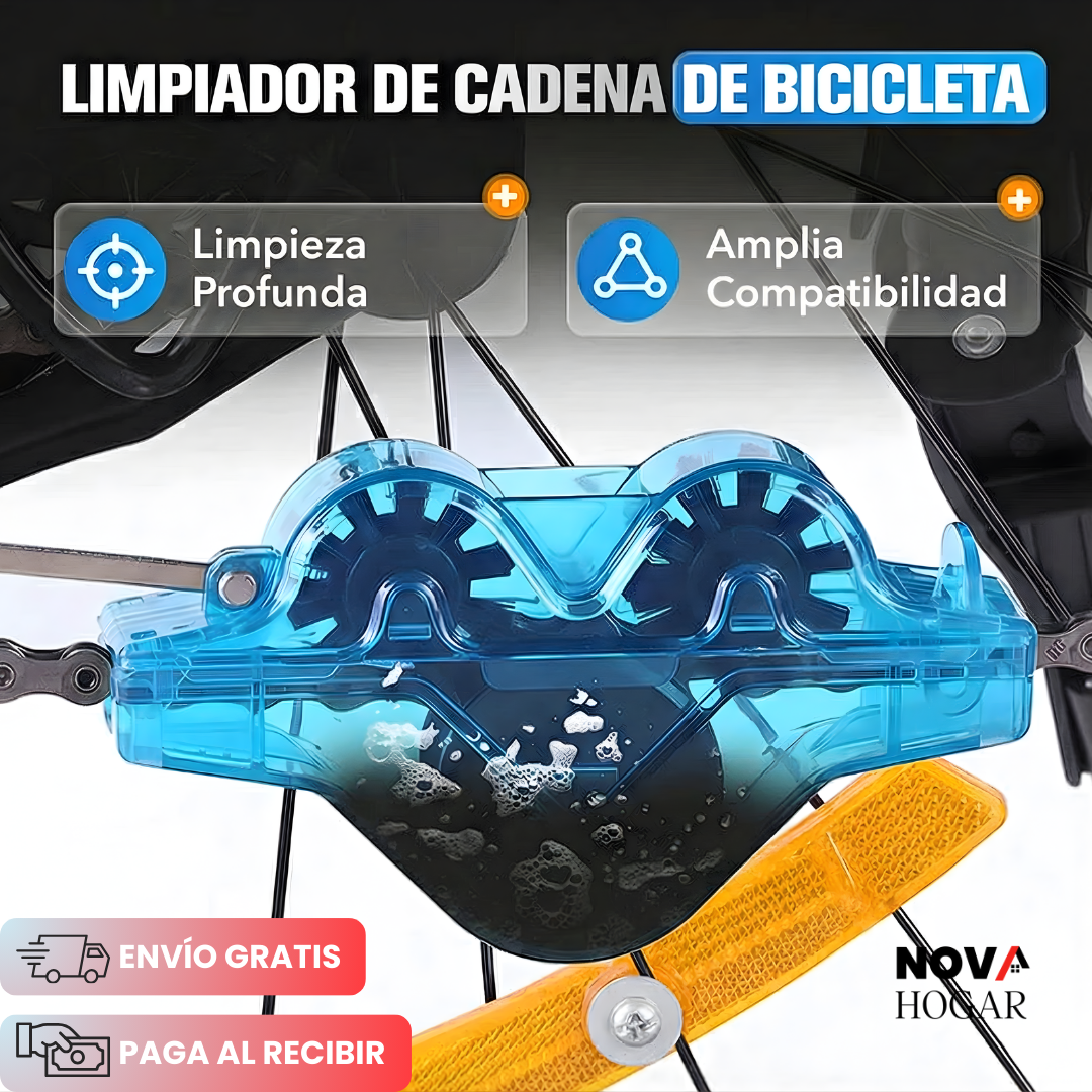 GearScrub™ Kit Limpieza Cadena Bicicleta Fácil