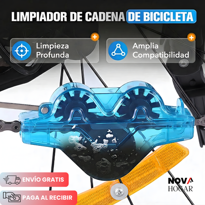 GearScrub™ Kit Limpieza Cadena Bicicleta Fácil