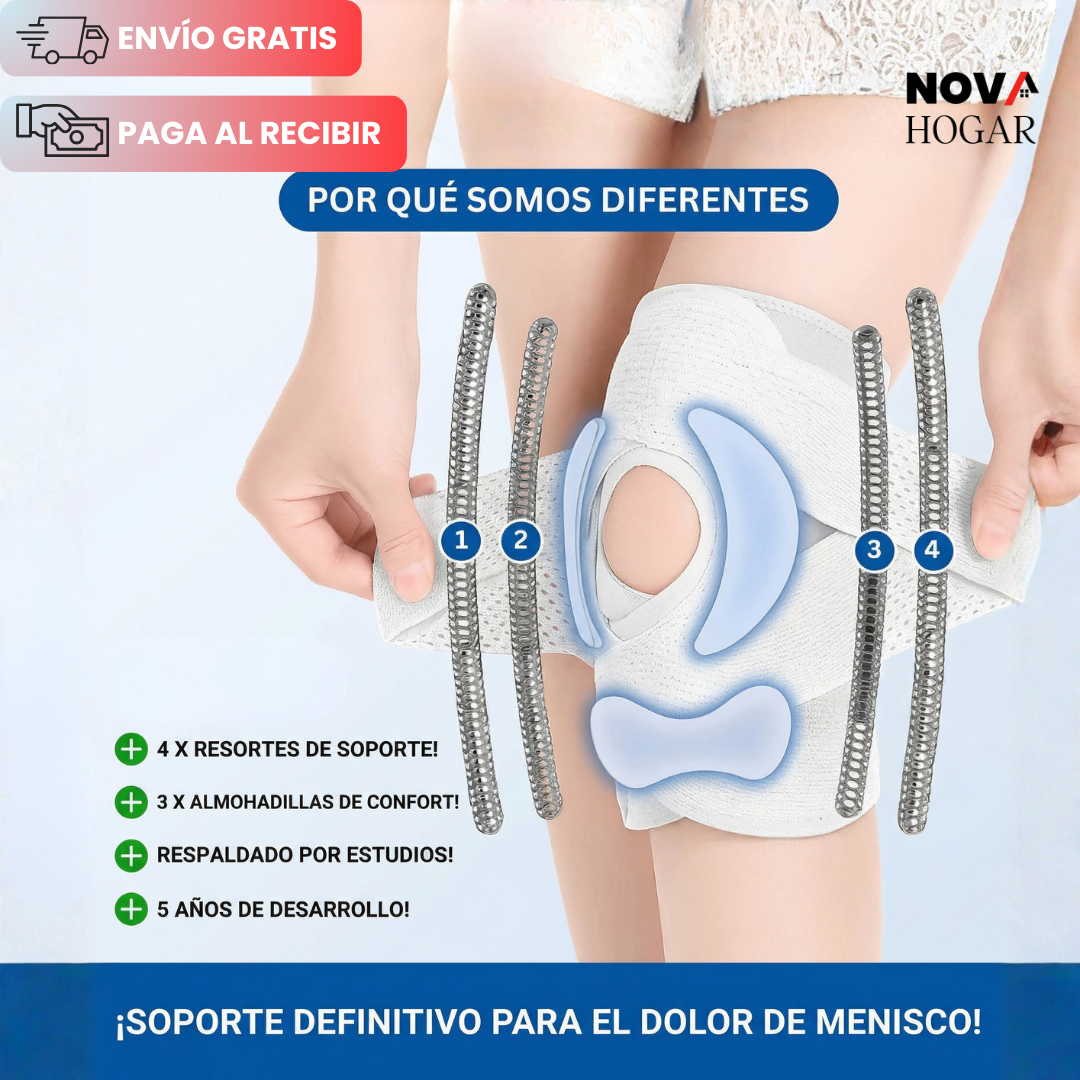 V-Strap™ Rodillera Ortesis de Menisco Ajustable