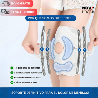 V-Strap™ Rodillera Ortesis de Menisco Ajustable