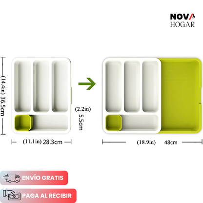 ExtenDrawer™ Organizador Extensible para Cajones