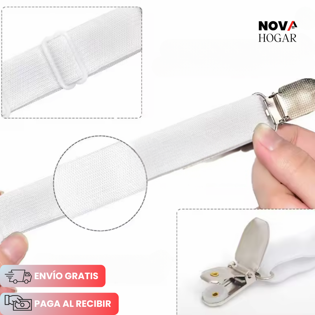 SheetLock™ Sujetadores Elásticos para Sábanas