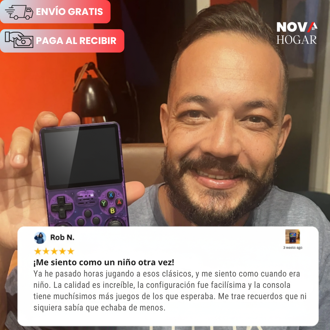 RetroJoy™ Potente Consola Retro Portátil