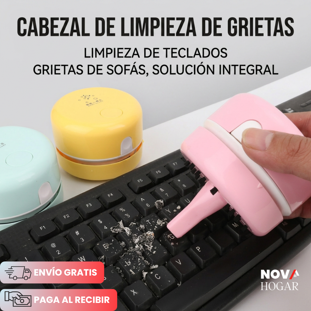 DeskSweep™ Aspiradora Compacta para Escritorio