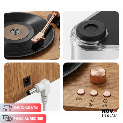 SyncMist™ Humidificador Decorativo Con Parlante Bluethood