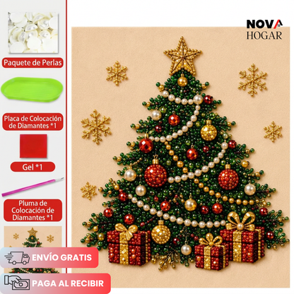 Sparkle™ Kit de Arte Navideño con Perlas Único